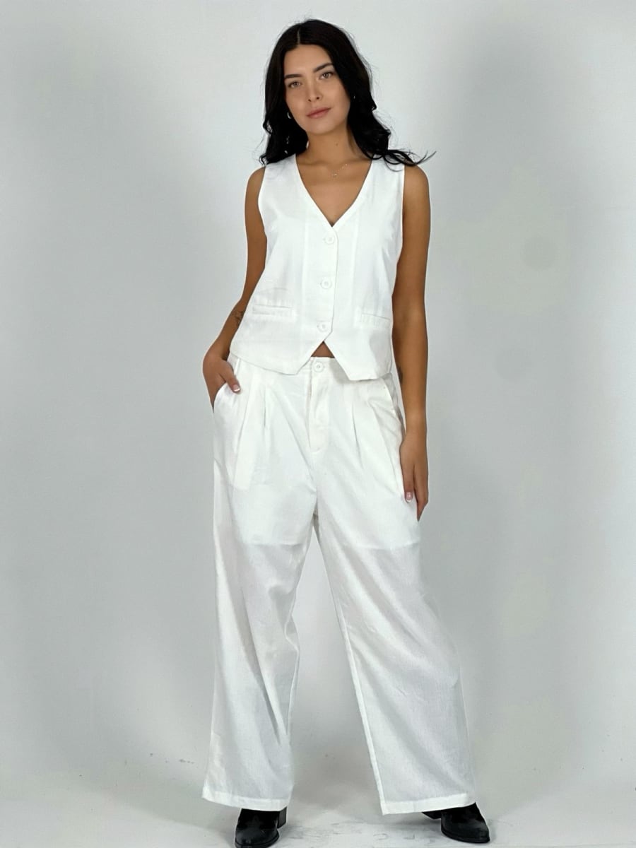 Pantalon Lino Casual A3-75 12