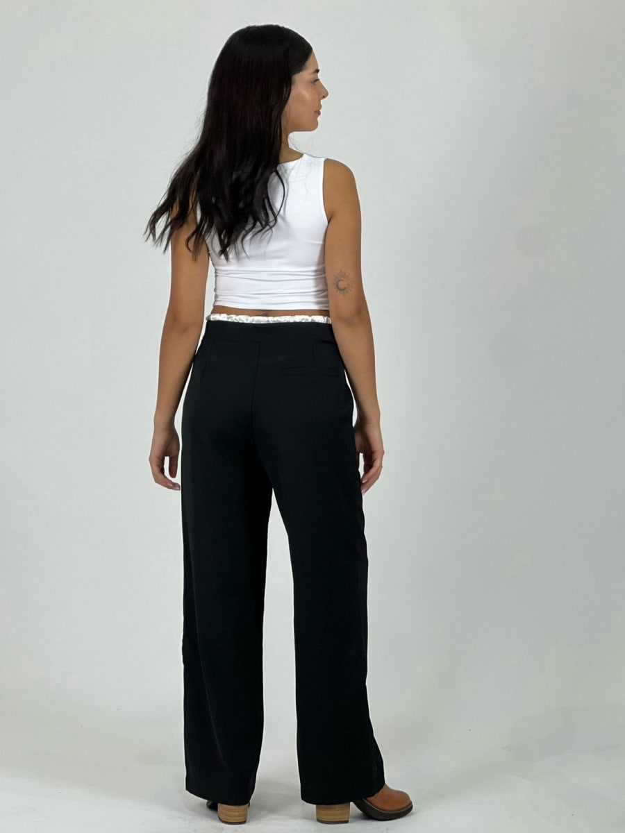 Pantalon Doble Pretina Viscosa A3-8012