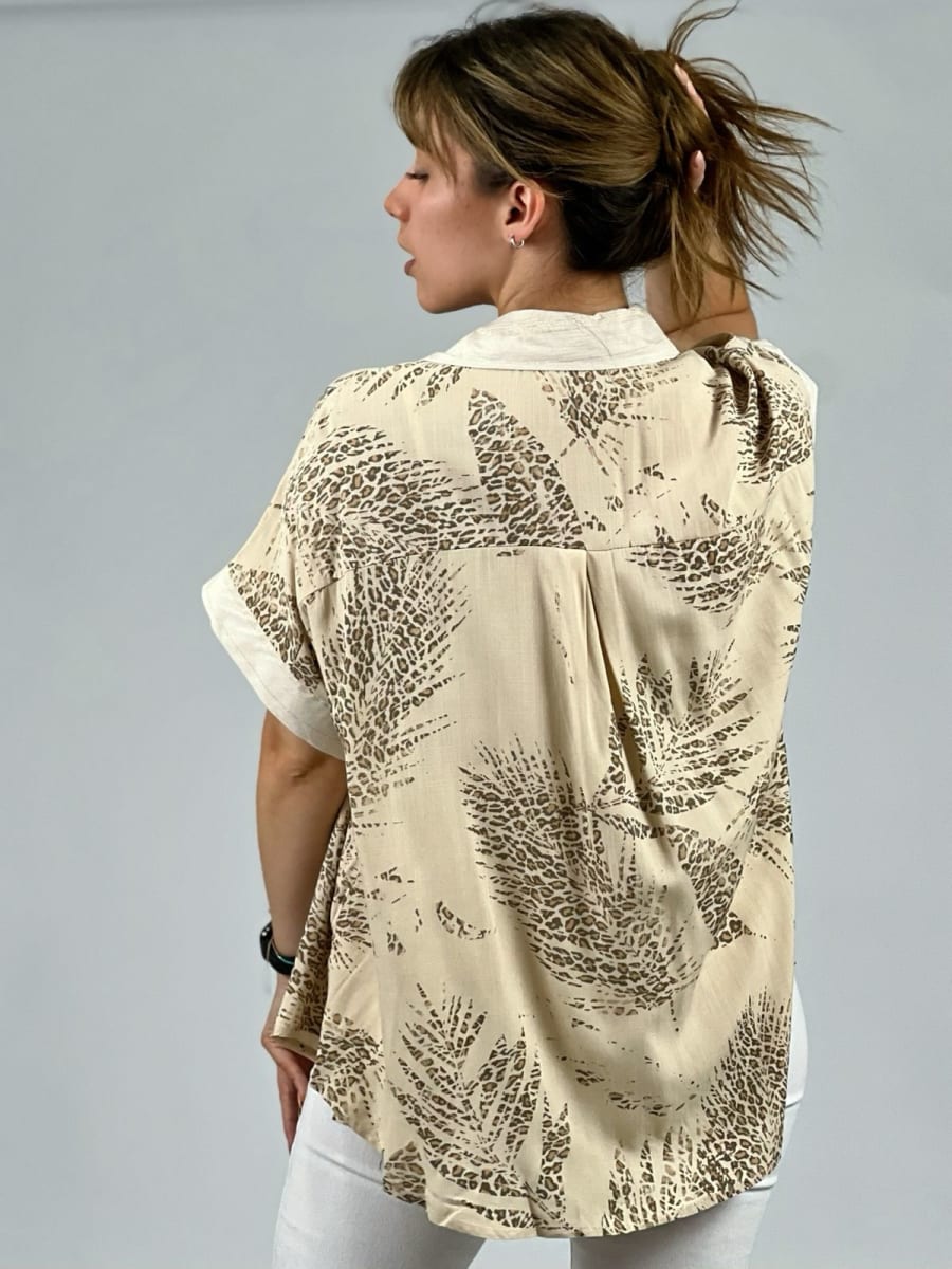 Blusa Lino Estampados print A1-309