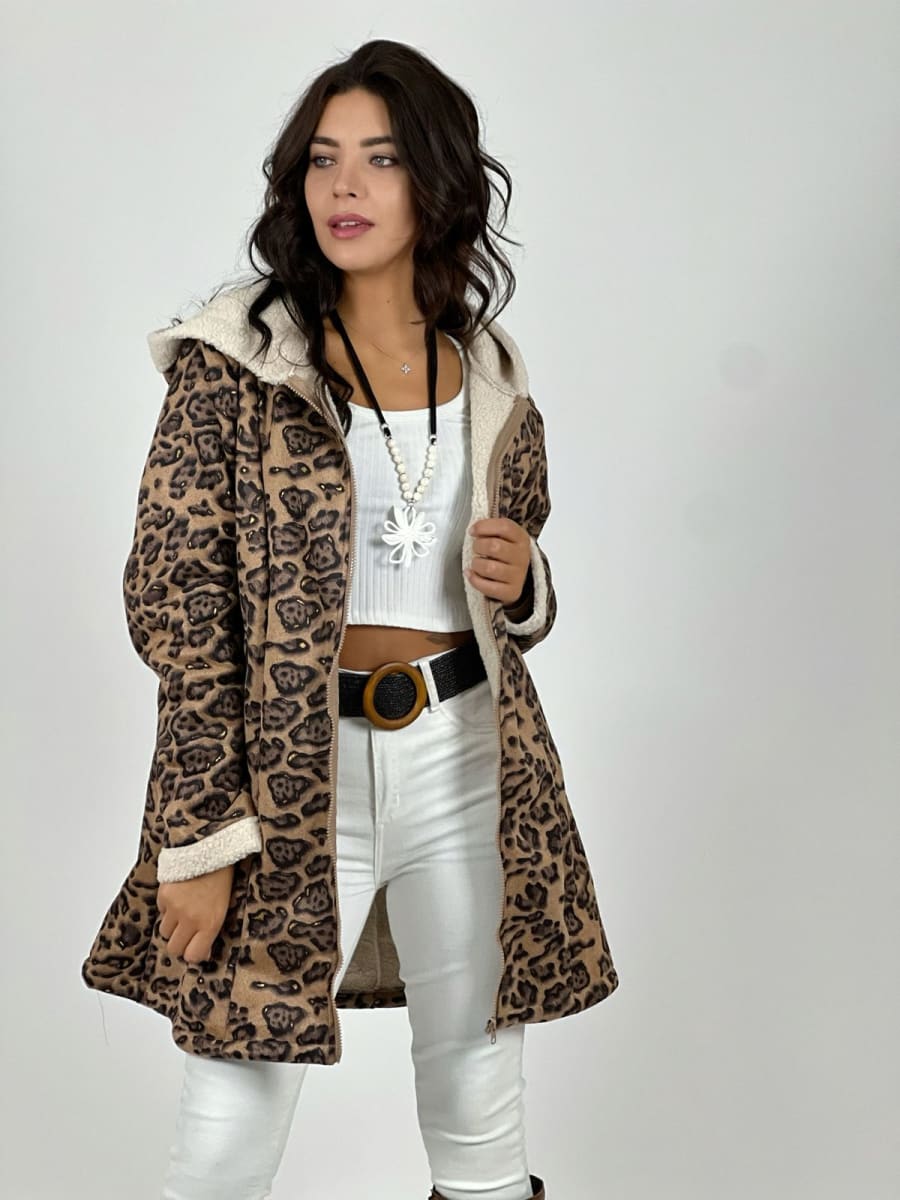 Chaqueta Gamuza con Chiporro Manchas A4-85/871