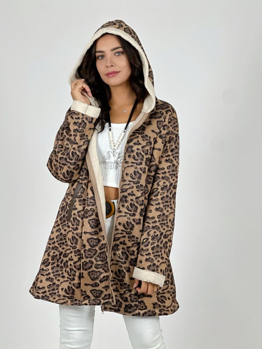 Chaqueta Gamuza con Chiporro Manchas A4-85/872