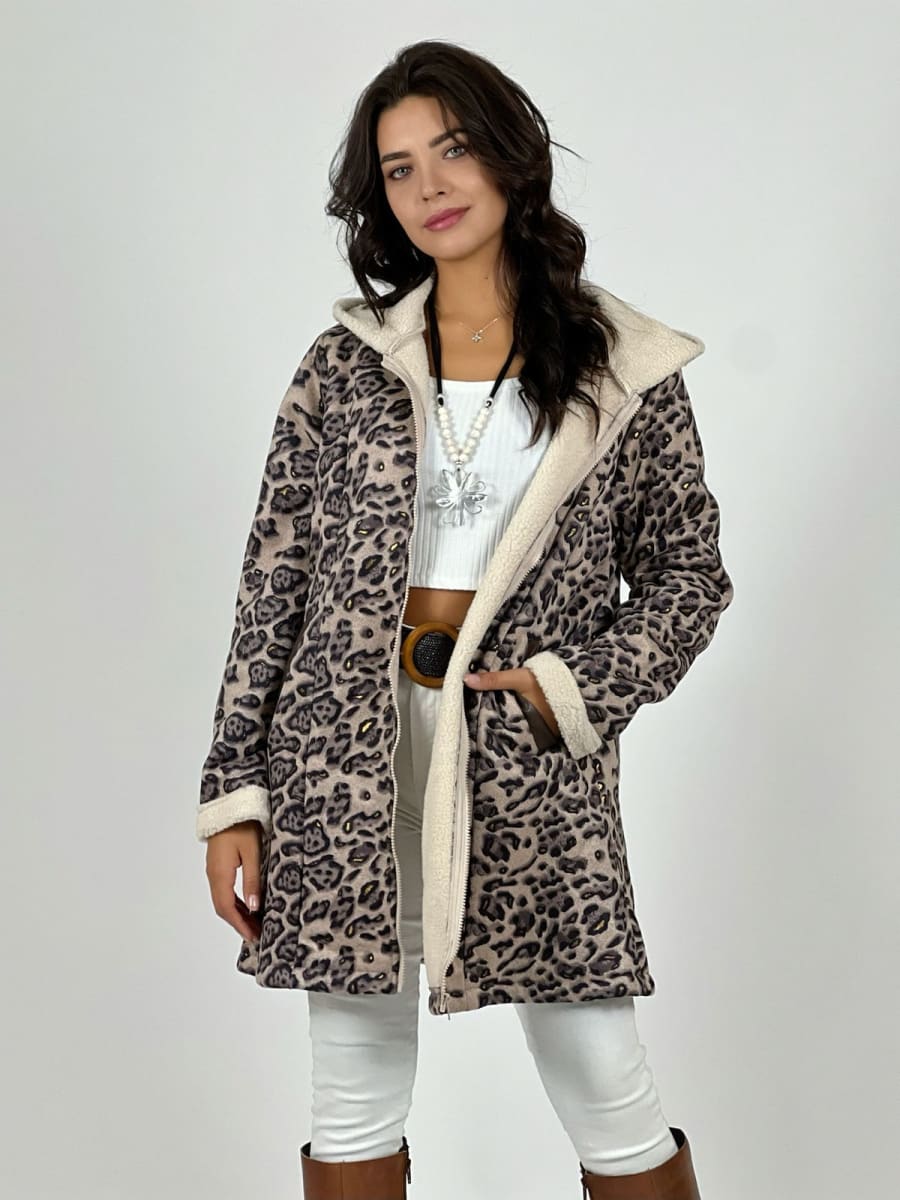 Chaqueta Gamuza con Chiporro Manchas A4-85/875