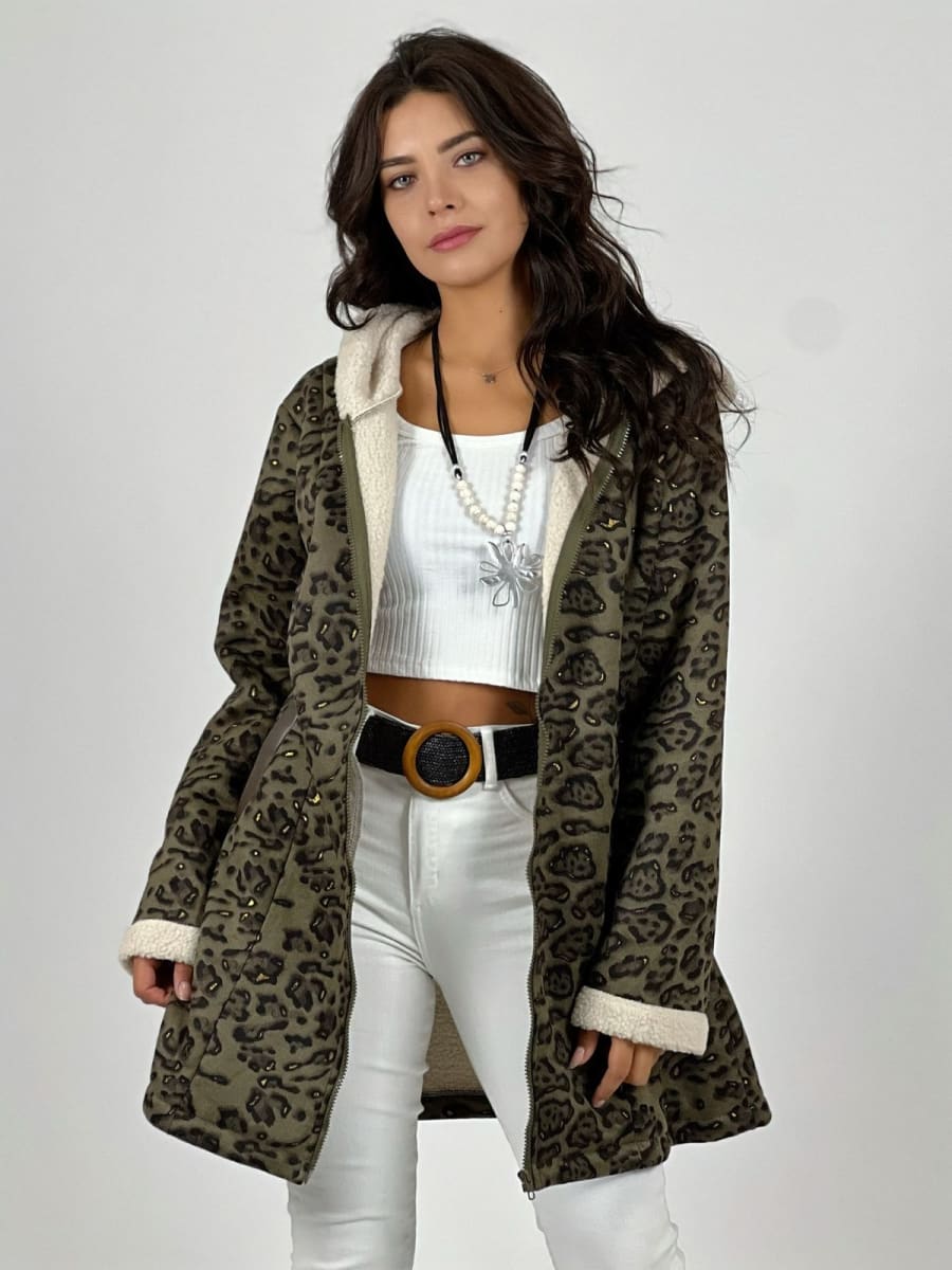 Chaqueta Gamuza con Chiporro Manchas A4-85/878