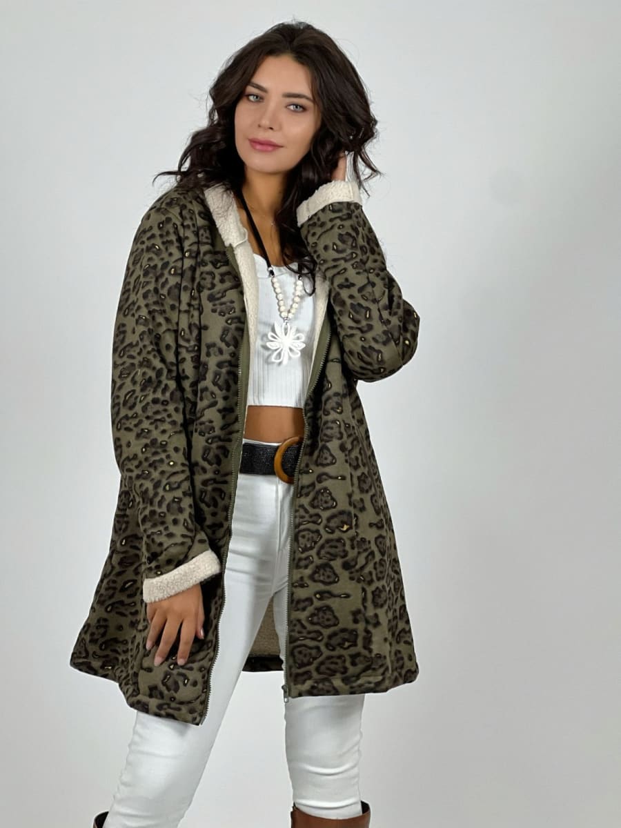 Chaqueta Gamuza con Chiporro Manchas A4-85/879