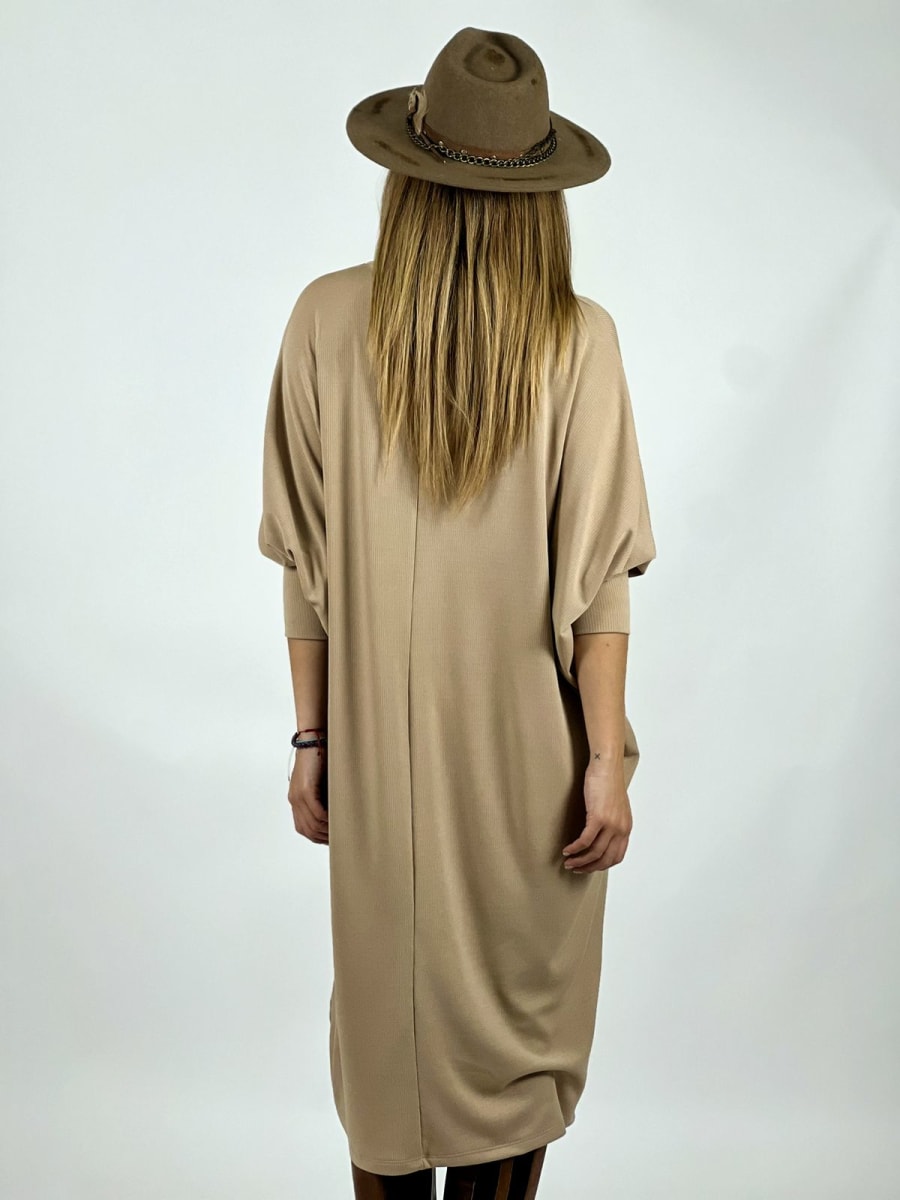 Vestido Spandex Cuello Alto Abertura Frontal A2-594