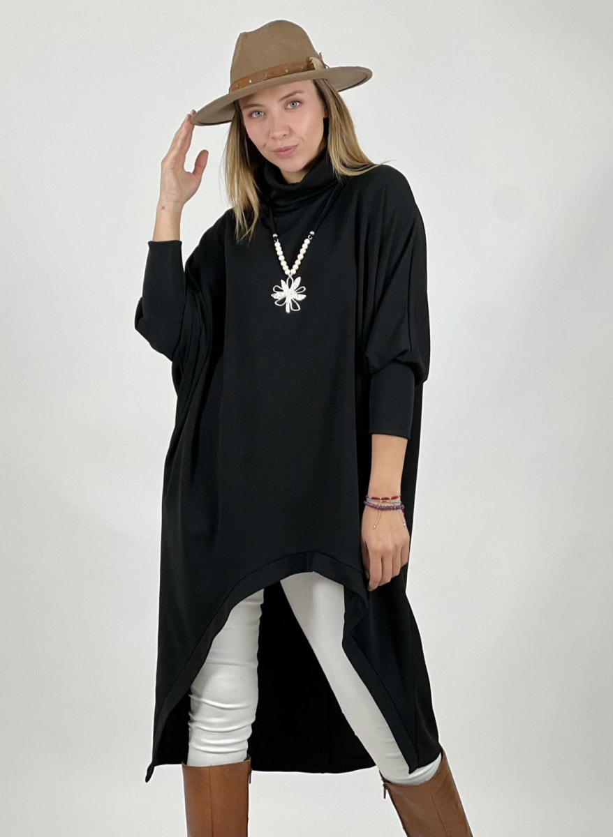 Vestido Spandex Cuello Alto Abertura Frontal A2-596