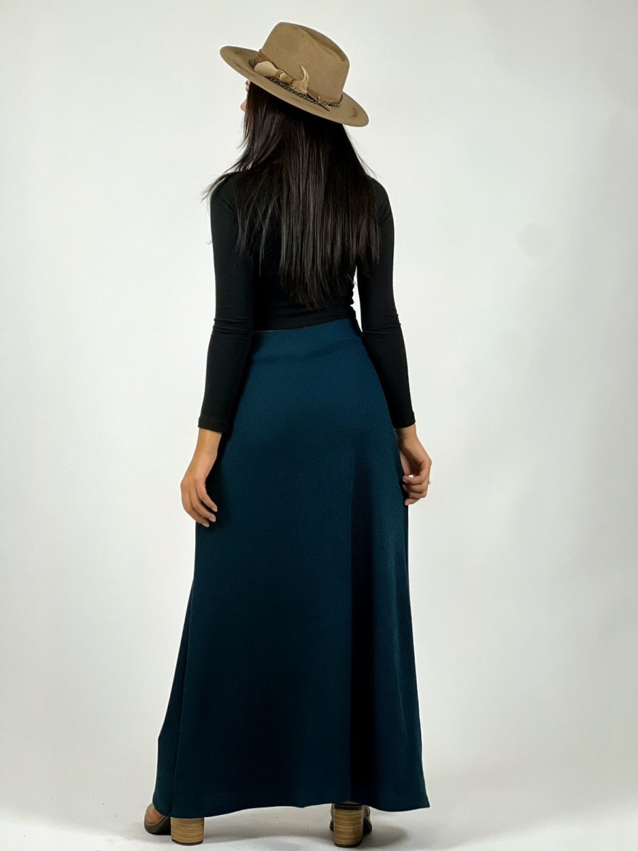 Falda Lanilla Spandex Bolsillos Cargo A2-59//6211