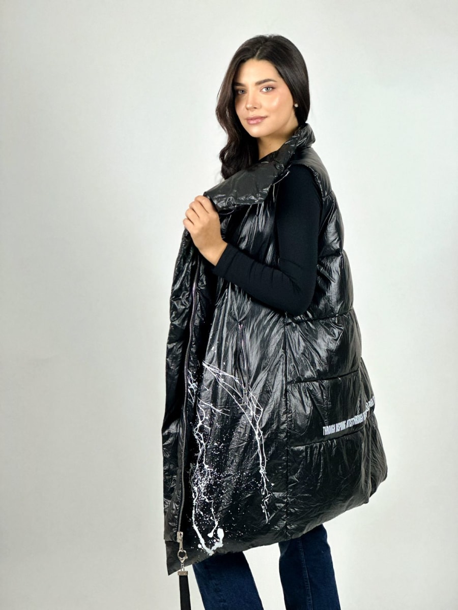 Parka Italiana Cruzada Manchas Lineales A2-592