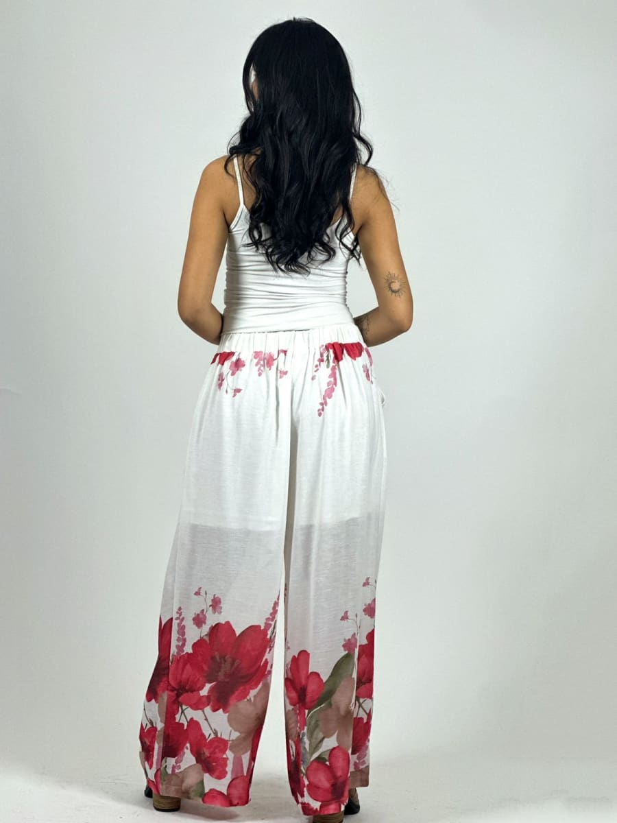 Palazo Lino Flor Cayenas A2-6112