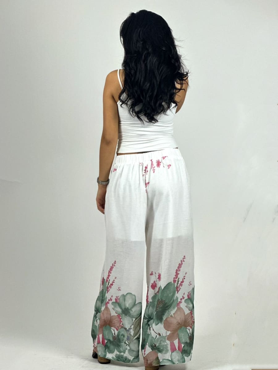 Palazo Lino Flor Cayenas A2-613