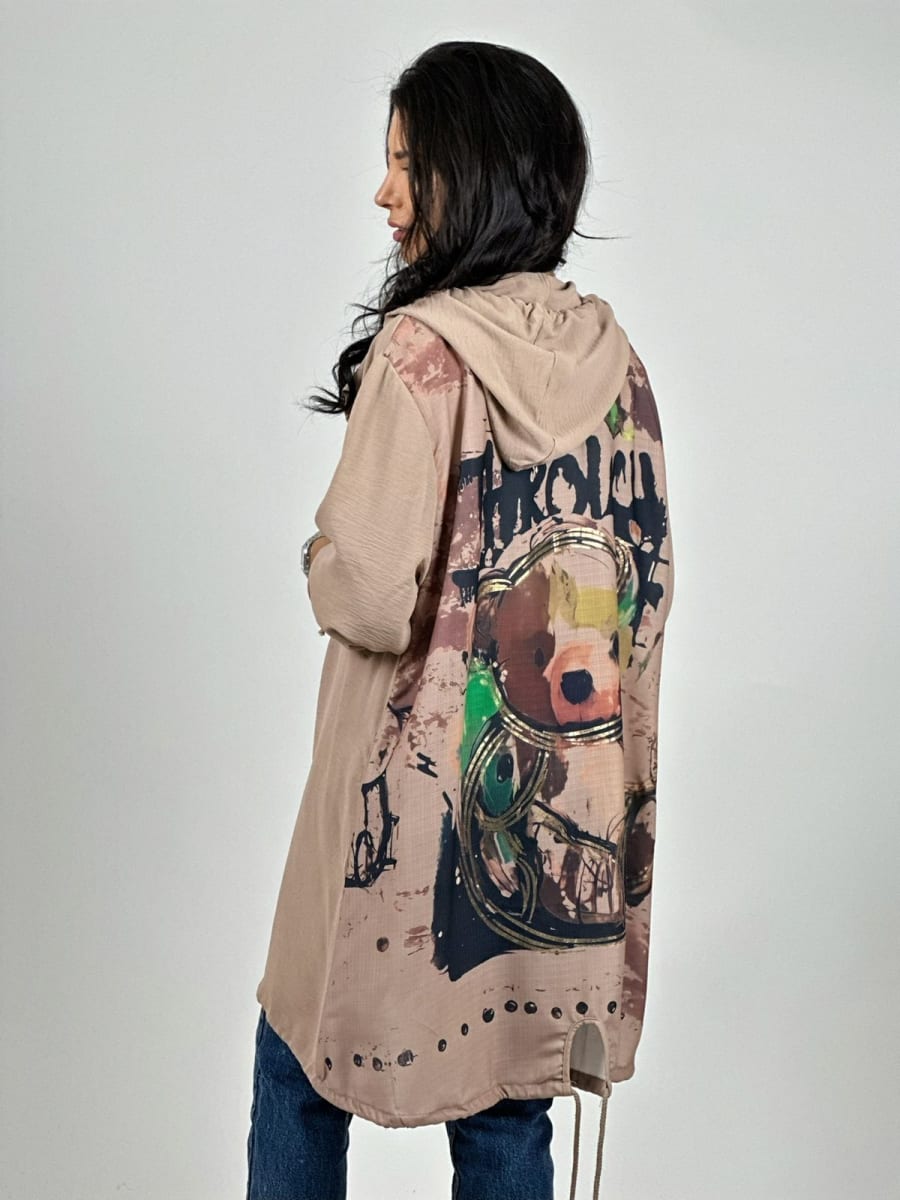 Poleron Dorso Oso Abstracto EX-THROUGH A2-612