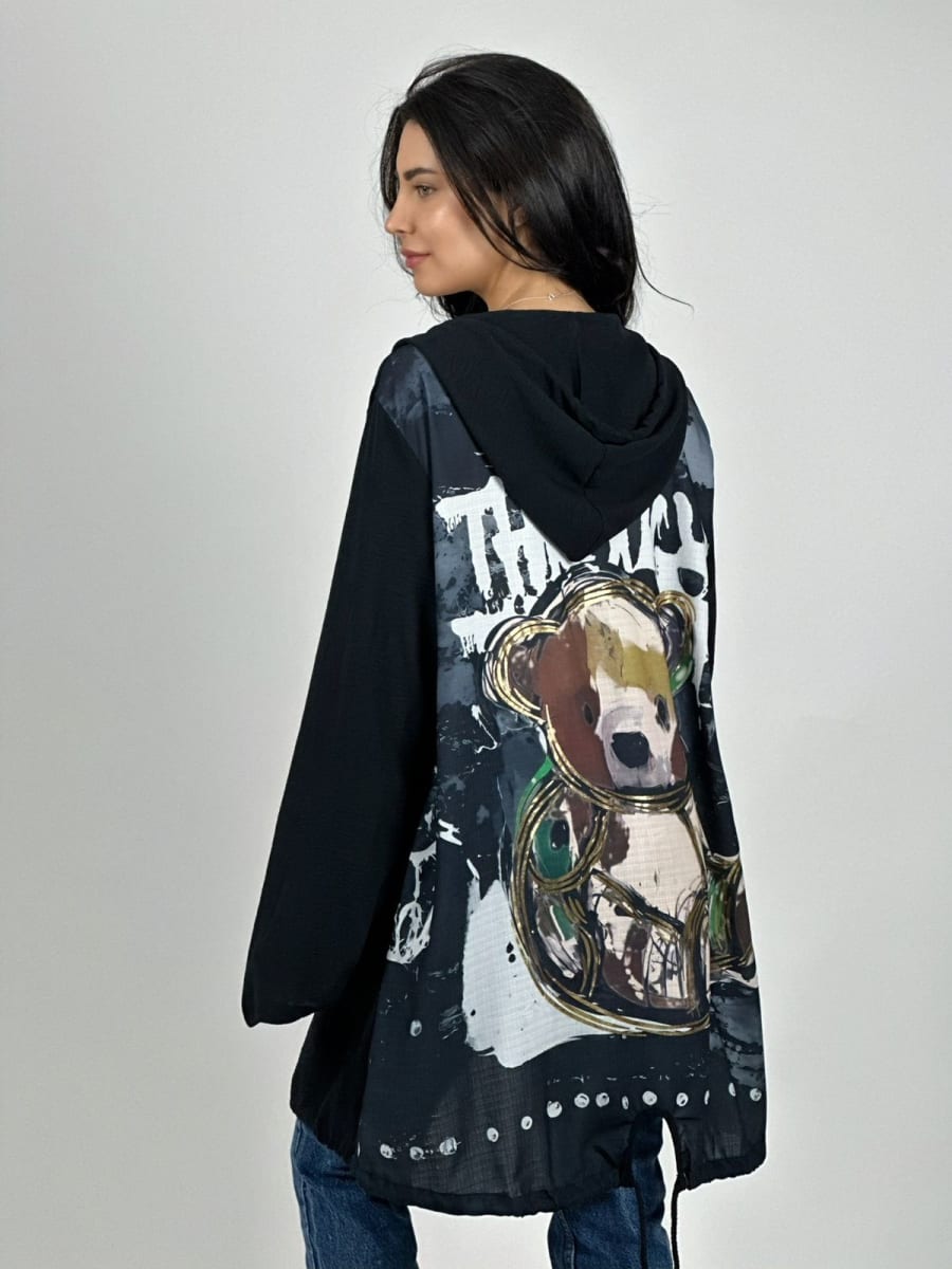 Poleron Dorso Oso Abstracto EX-THROUGH A2-615