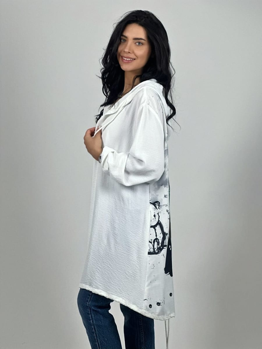 Poleron Dorso Oso Abstracto EX-THROUGH A2-6110