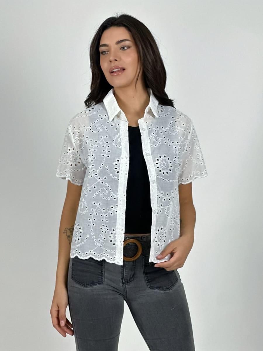 Blusa corta diseño Broderi A1-456