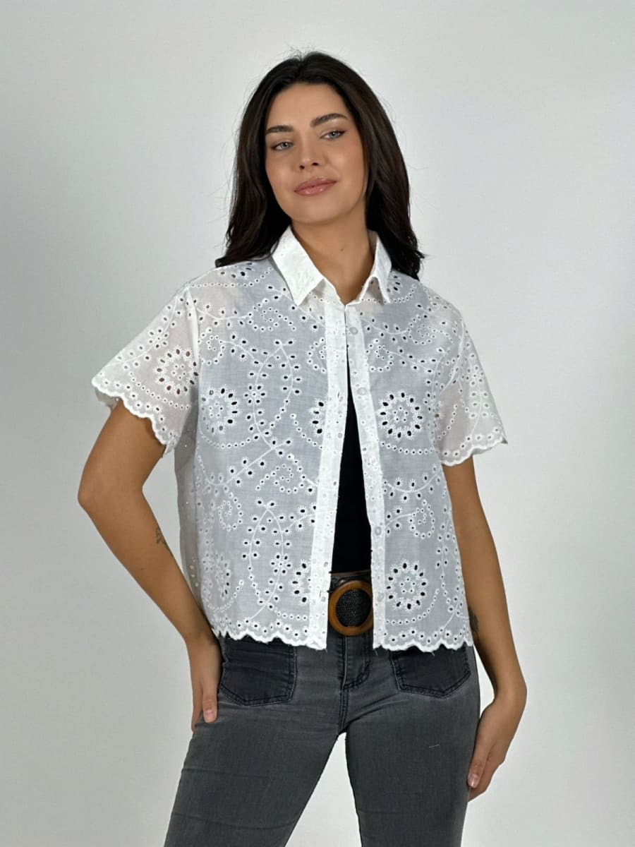 Blusa corta diseño Broderi A1-455