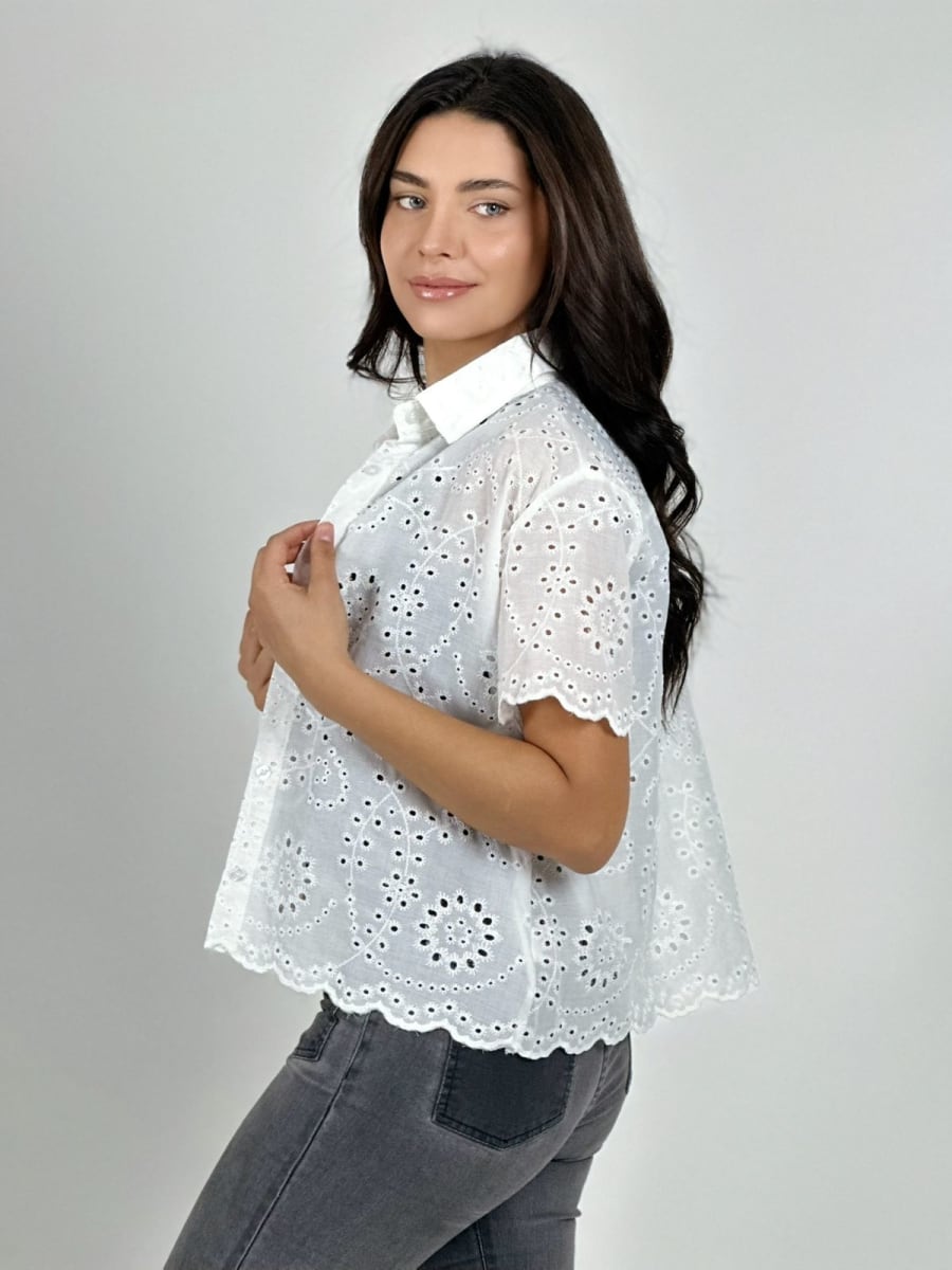 Blusa corta diseño Broderi A1-457