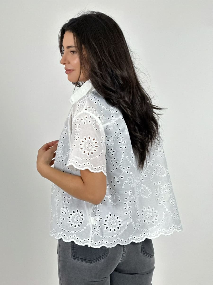Blusa corta diseño Broderi A1-458