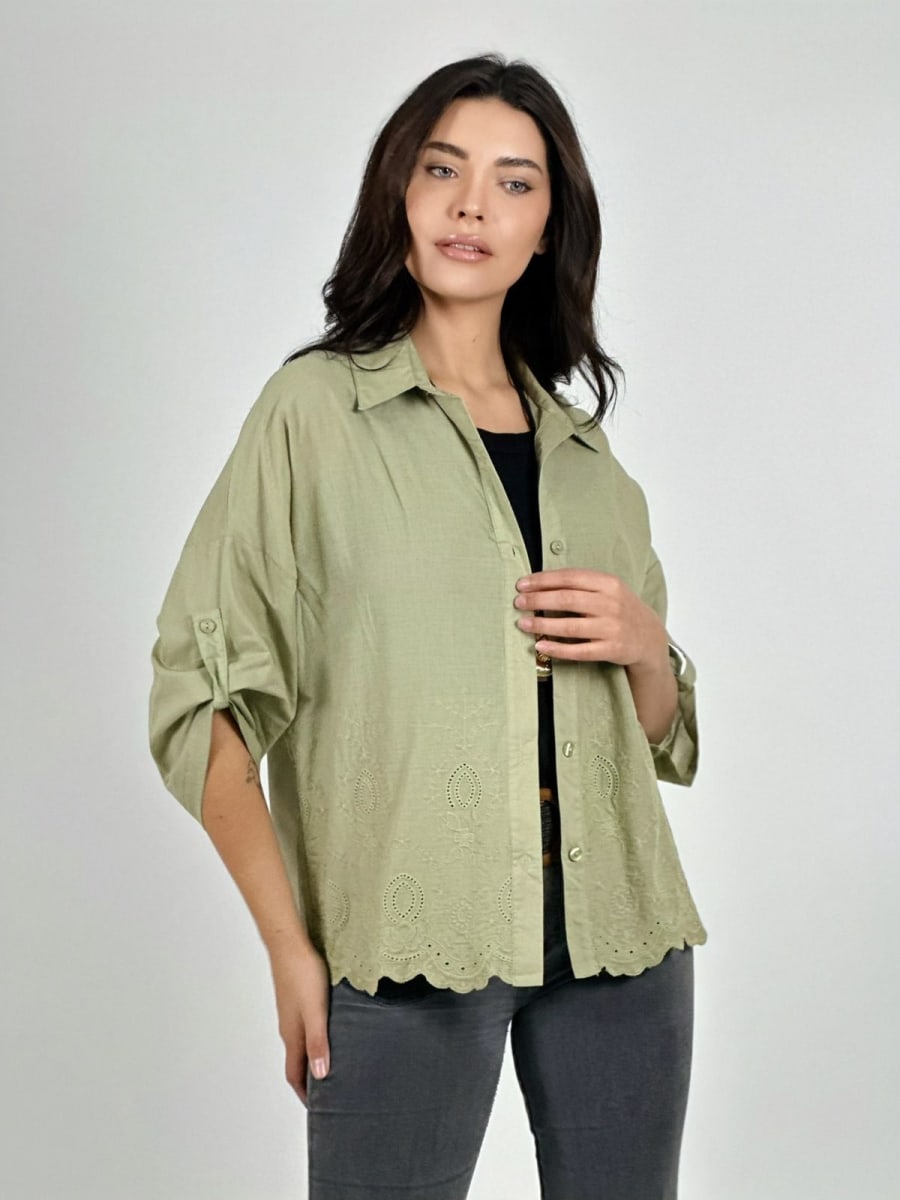 Blusa Terminaciones Broderi A1-181