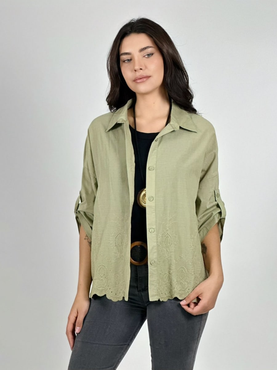 Blusa Terminaciones Broderi A1-182