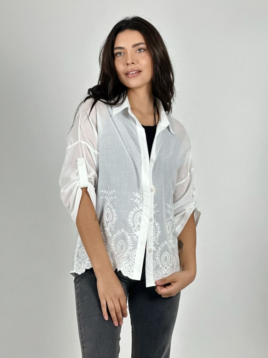 Blusa Terminaciones Broderi A1-186