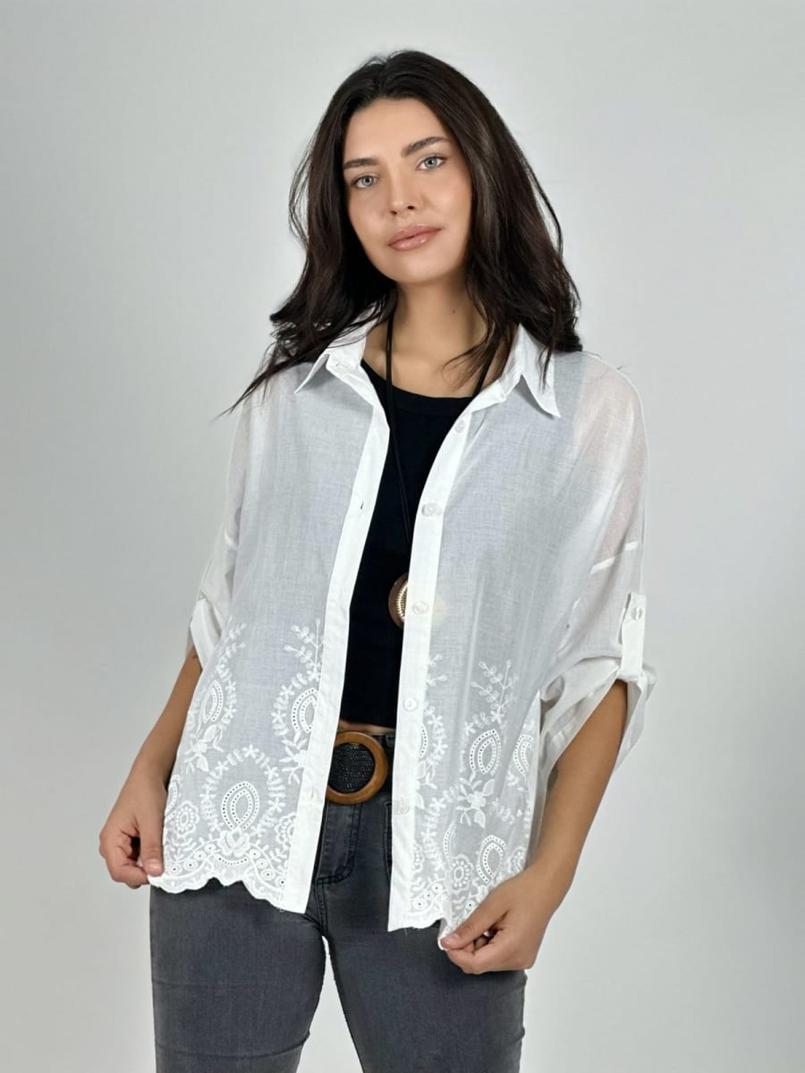 Blusa Terminaciones Broderi A1-187
