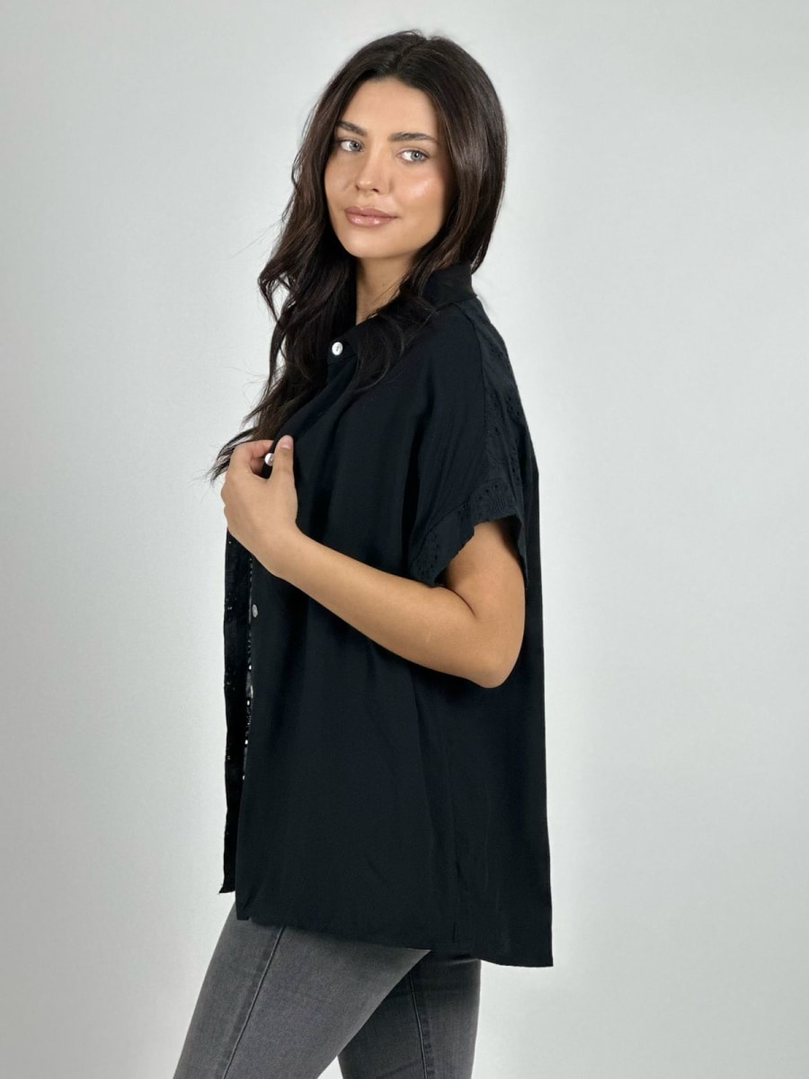 Blusa Lino Diseño Broderi A1-307