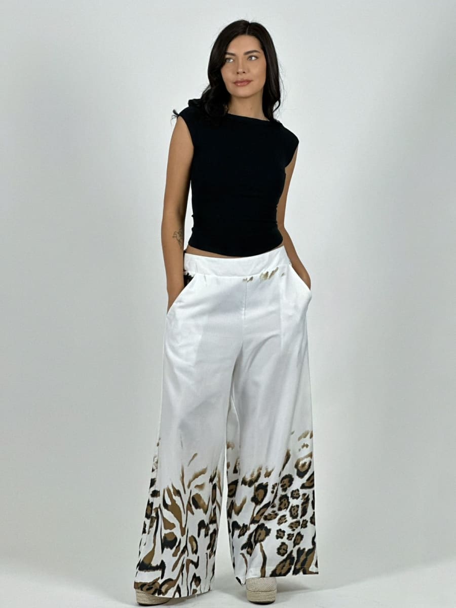 Palazzo Bordes Estampados Print A1-174