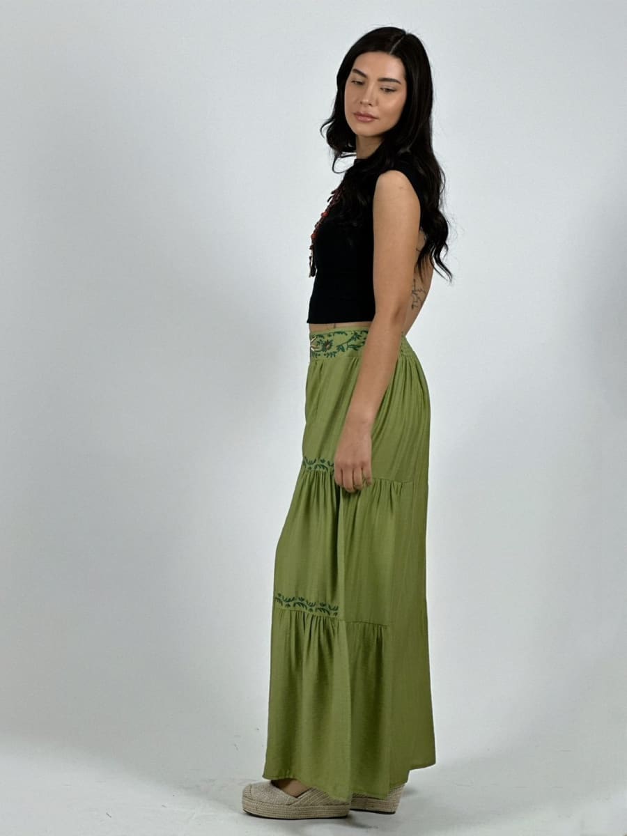 Palazzo Viscosa Toques Boho Chic A4-926