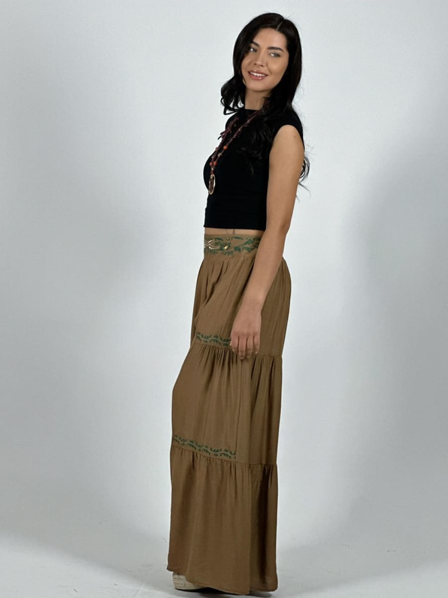 Palazzo Viscosa Toques Boho Chic A4-929