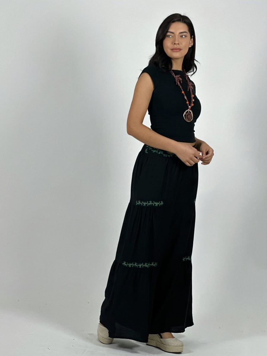 Palazzo Viscosa Toques Boho Chic A4-9213