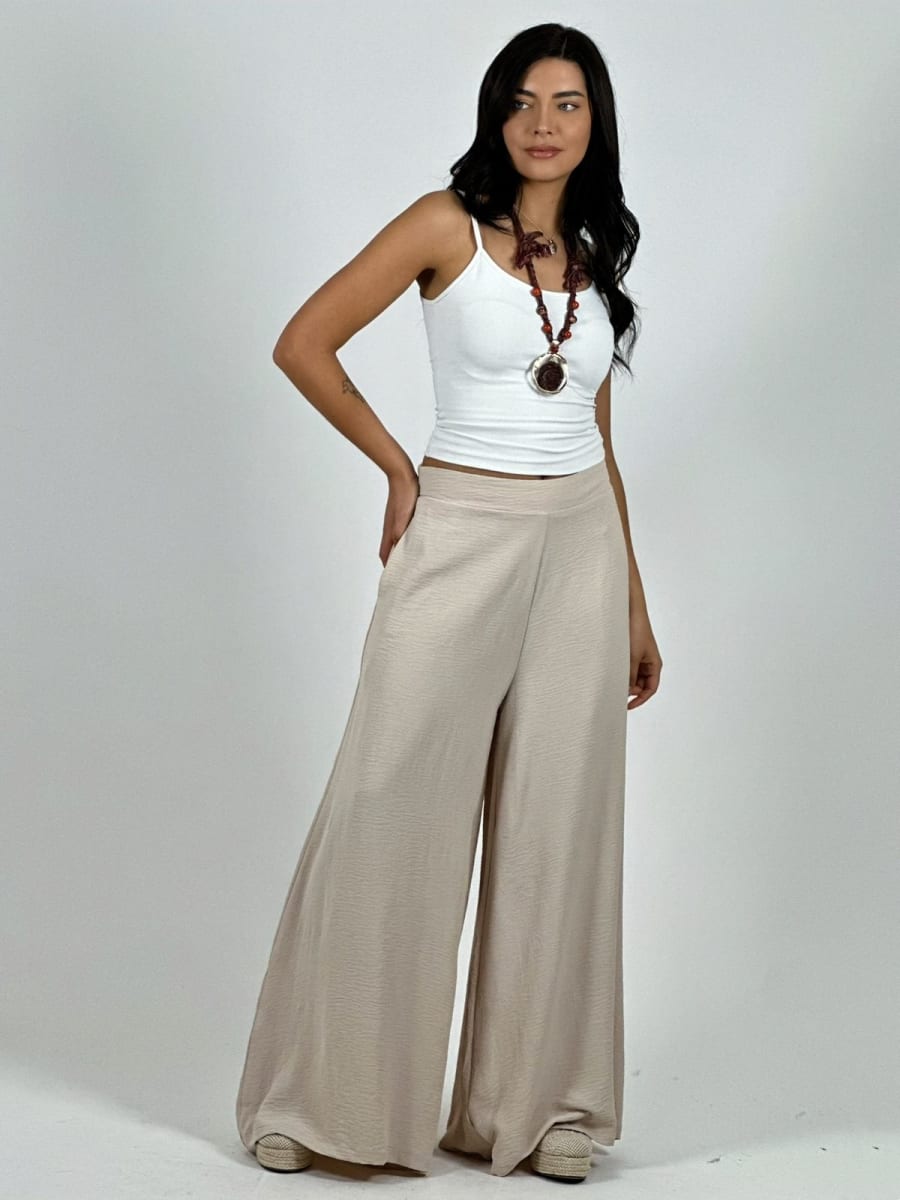 Palazzo Crepe Casual A2-611