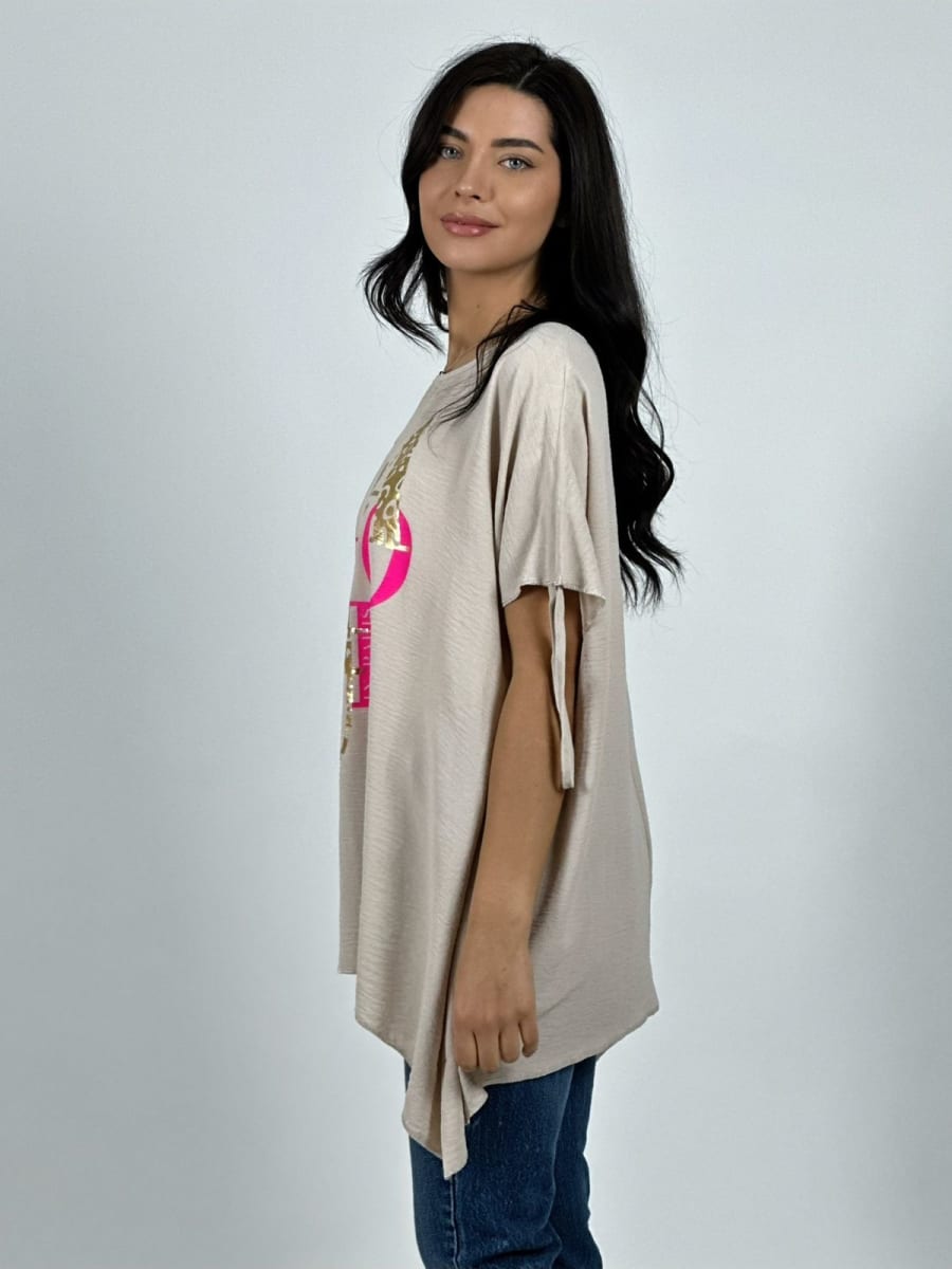 Polera Casual Crepe L*AMOUR Print/Color A1-336