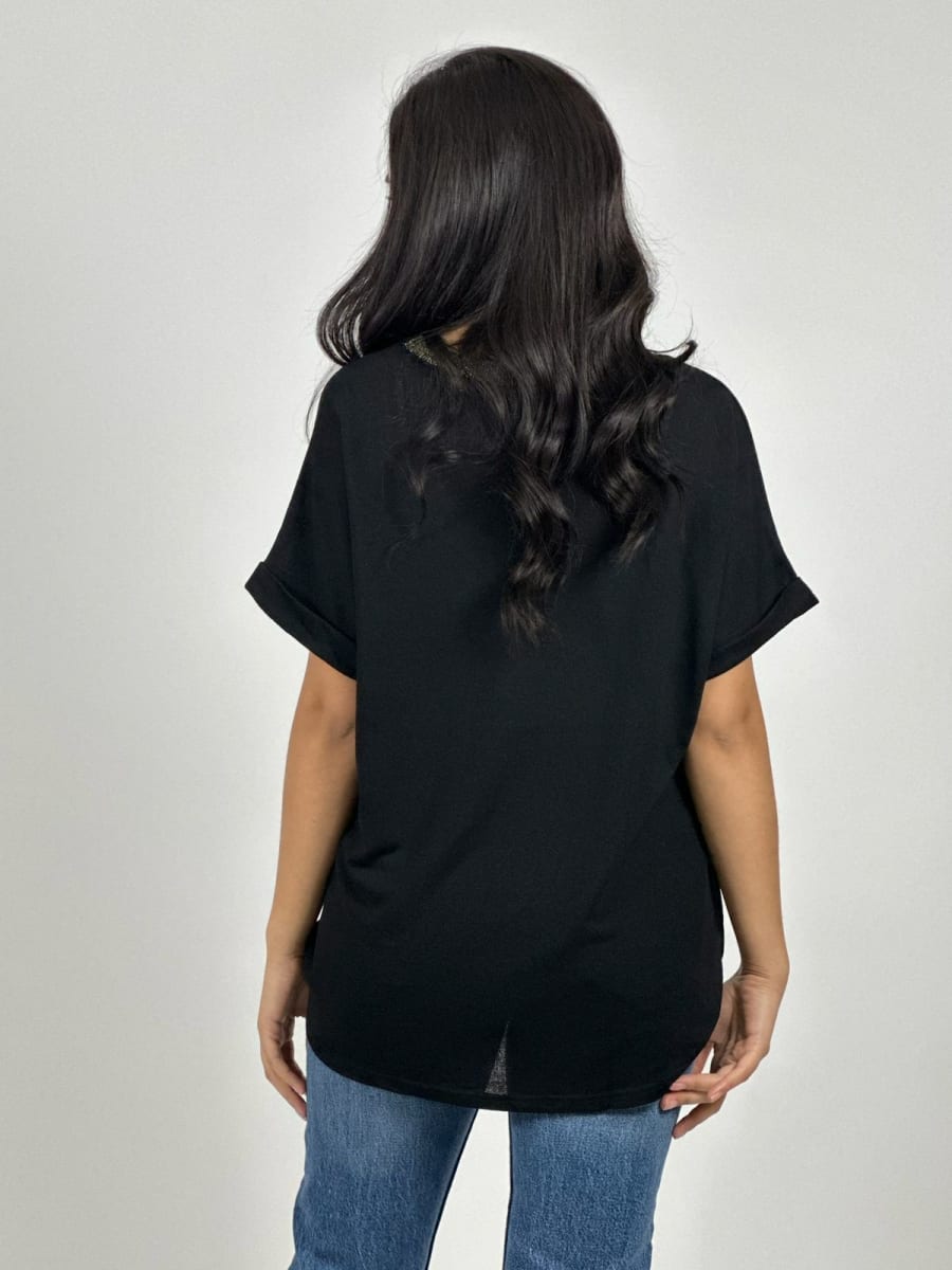 Polera LOVE Brillo y Lentejuelas A1-336