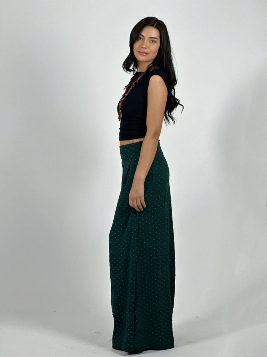 Palazzo Casual Cey Puntos Bordados A3-744