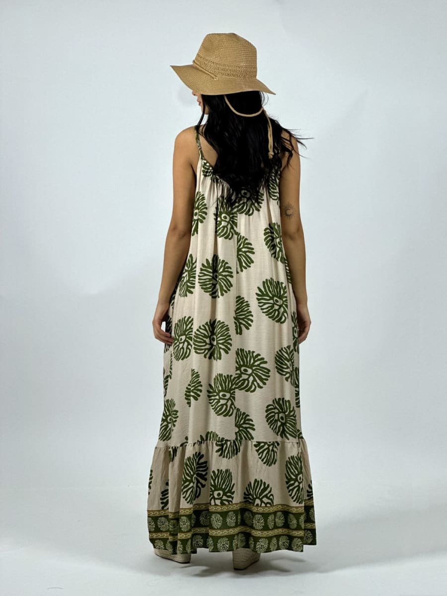 Vestido Casual Viscosa Tirantes Boho Chic A3-823