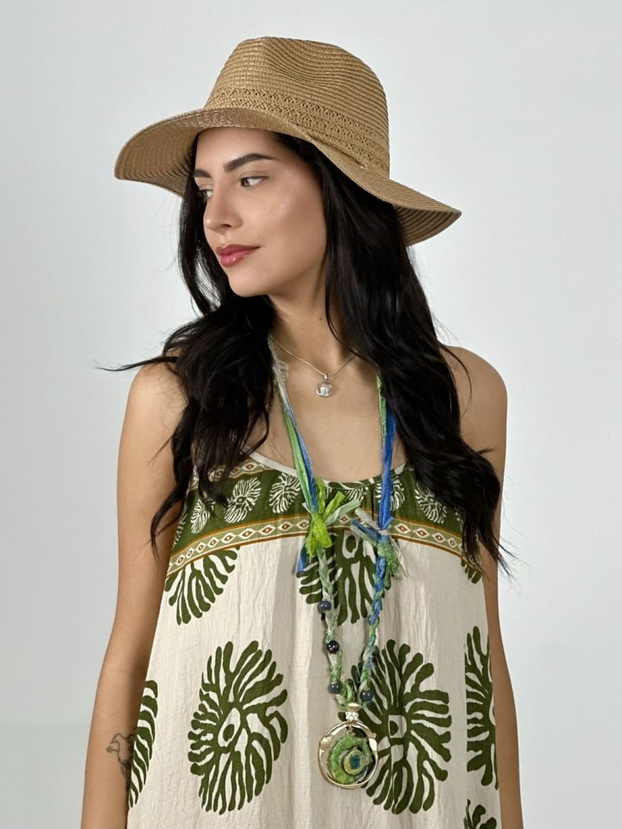 Vestido Casual Viscosa Tirantes Boho Chic A3-824