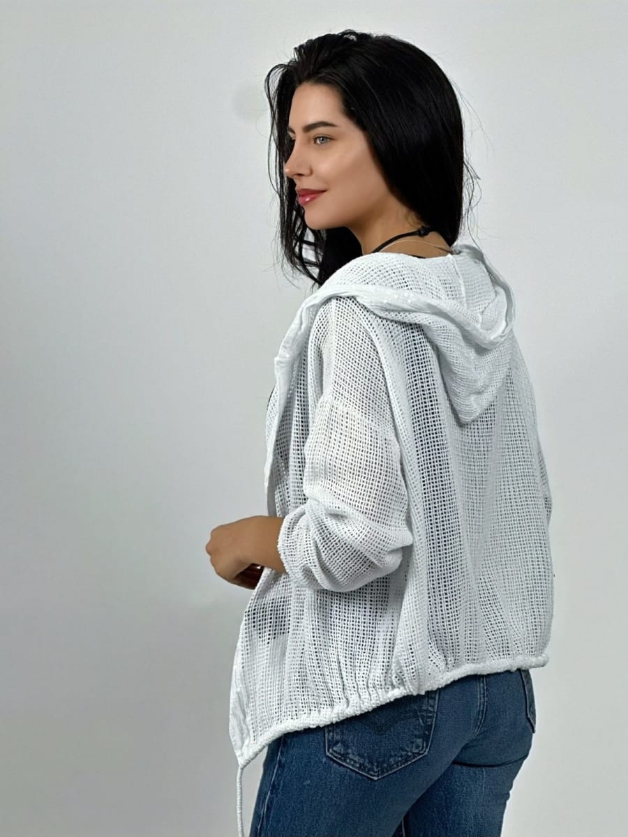 Bomber Italiano Tejido Bordes con Brillos A2-568