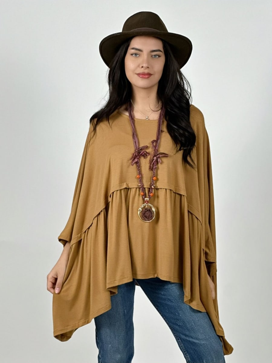 Polera Holgada Costura Horizontal A3-1