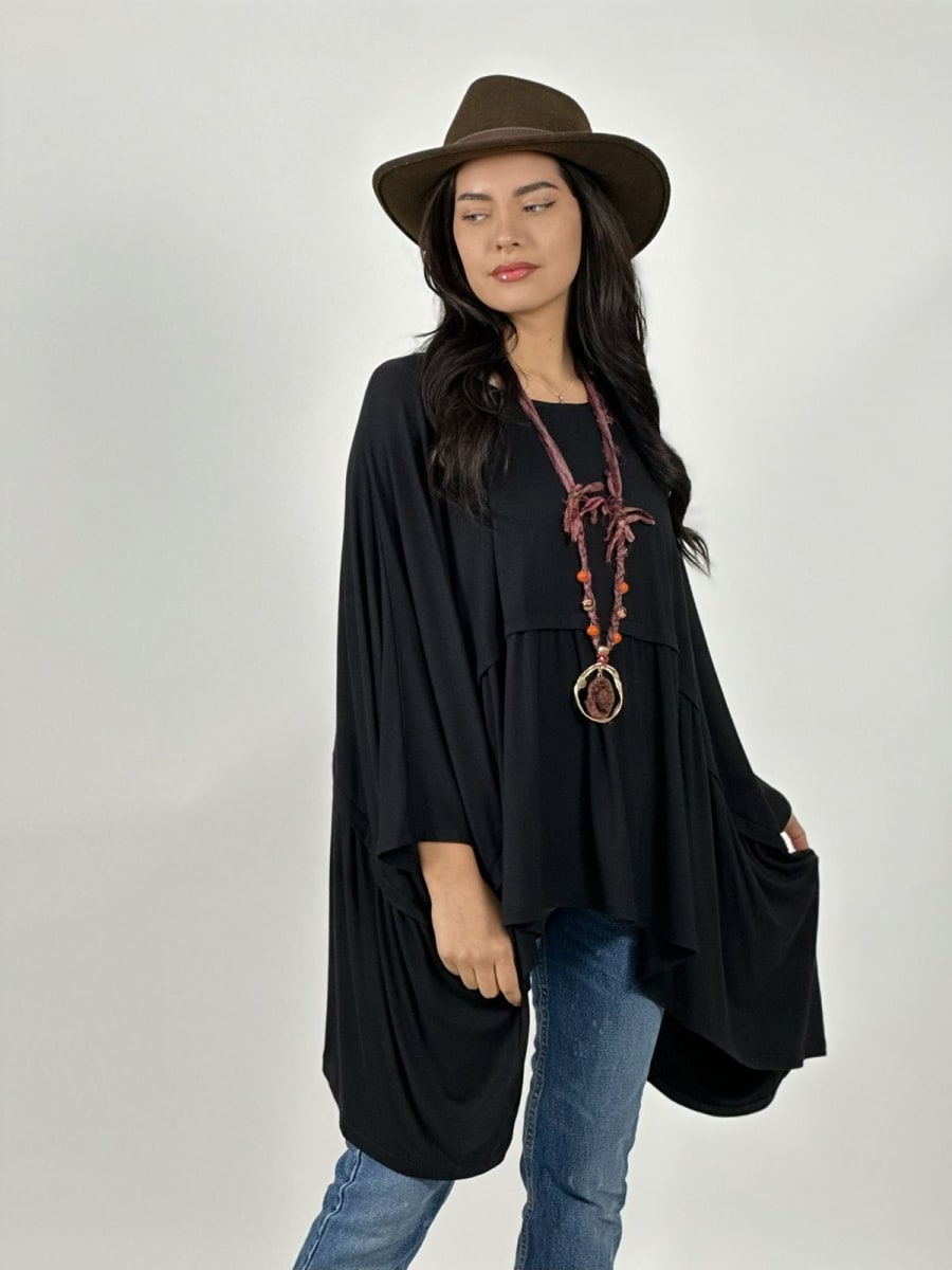 Polera Holgada Costura Horizontal A3-5