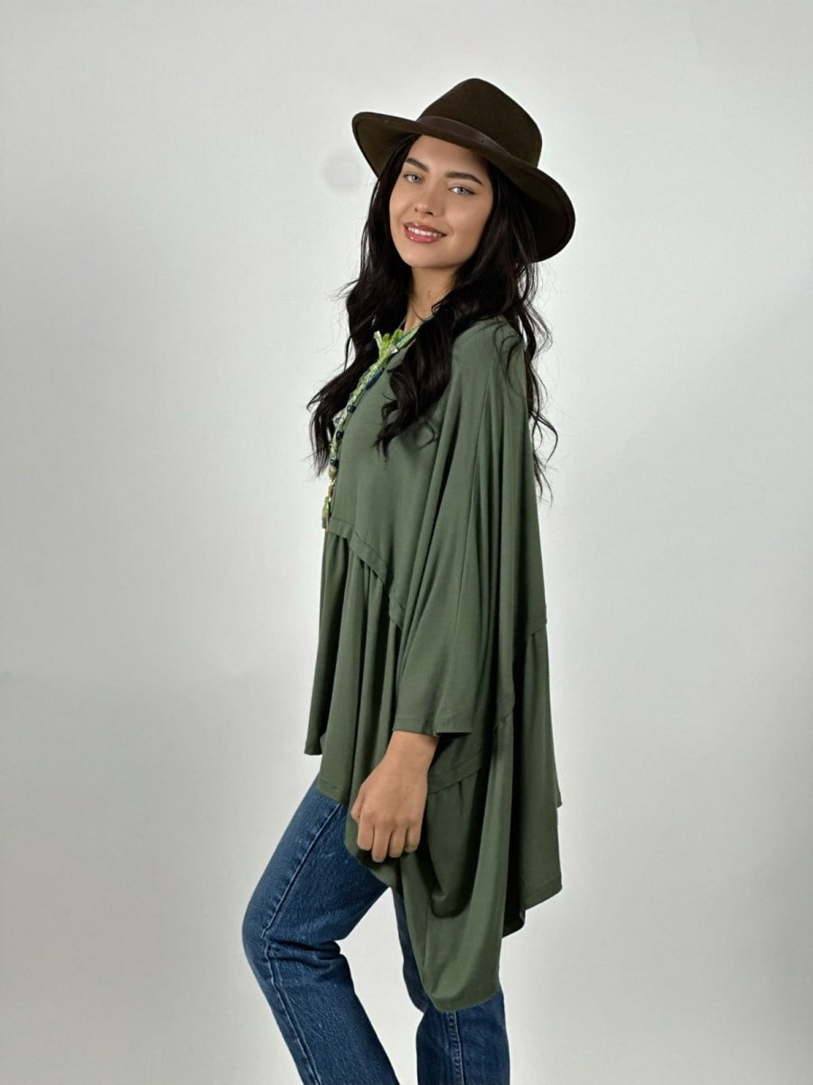 Polera Holgada Costura Horizontal A3-12