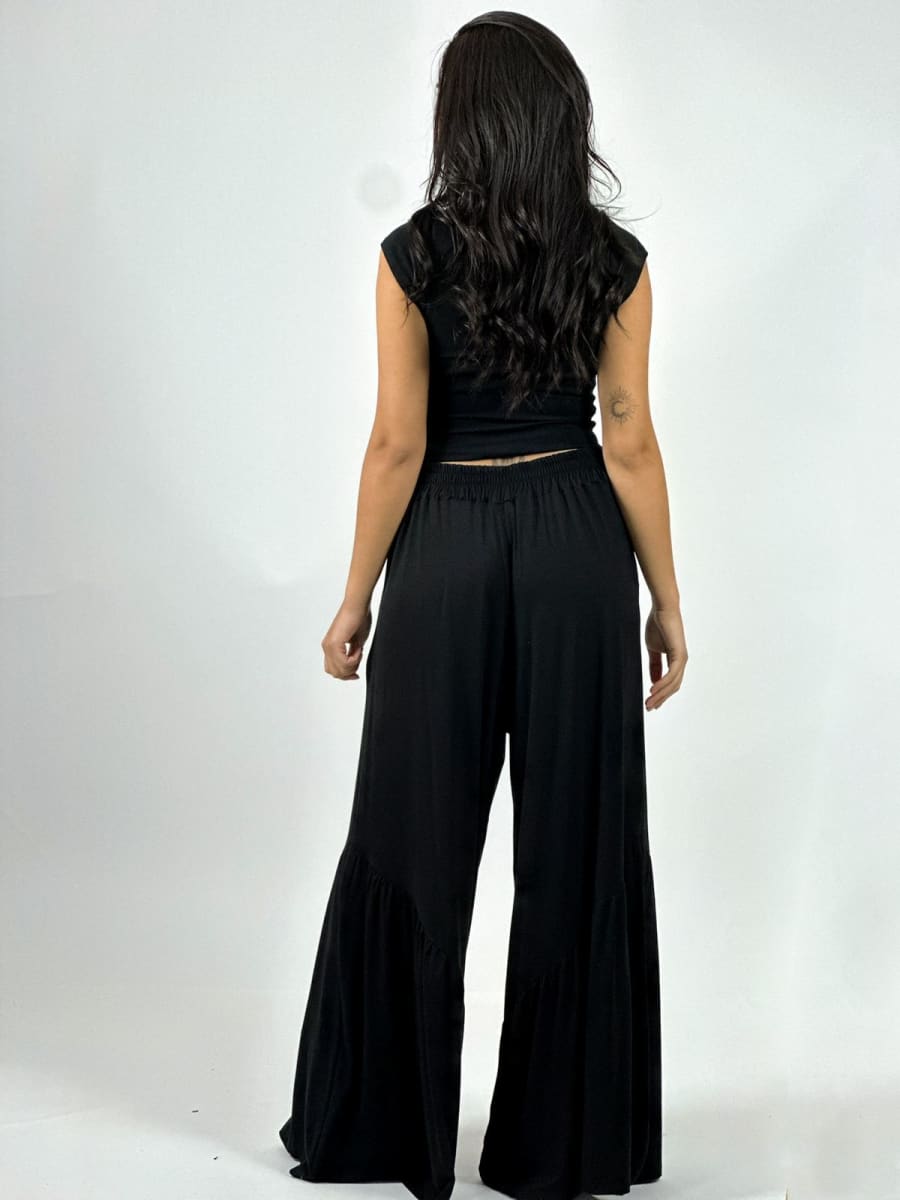 Palazzo Algodon Casual con Faroleos A2-59 3