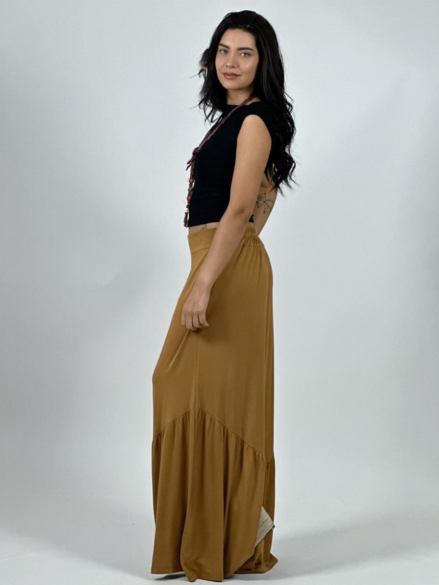 Palazzo Algodon Casual con Faroleos A2-595