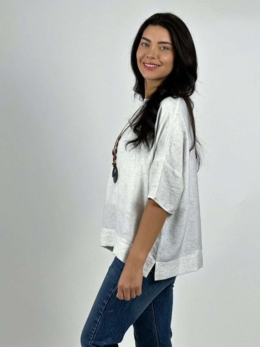 Polera Diseño Italiano con Collar A2-593