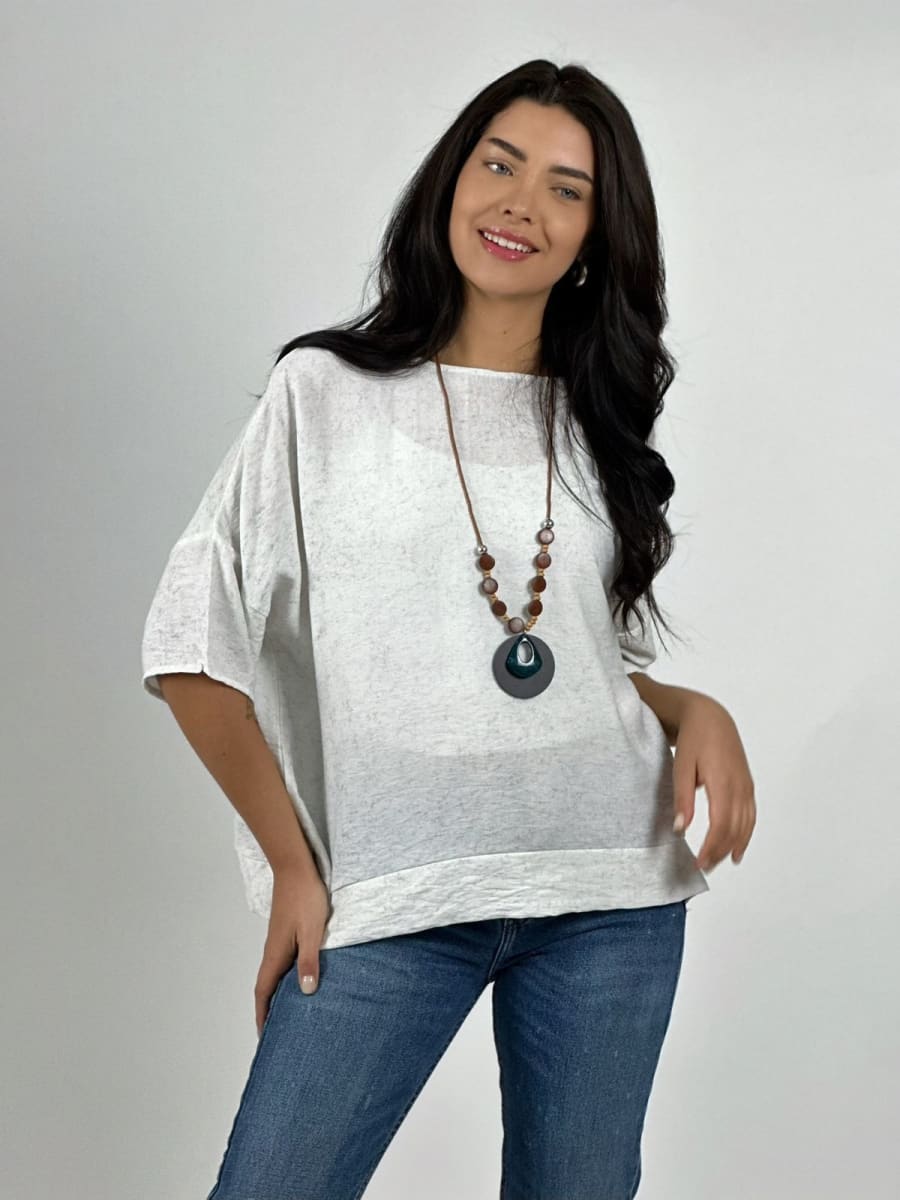 Polera Diseño Italiano con Collar A2-591