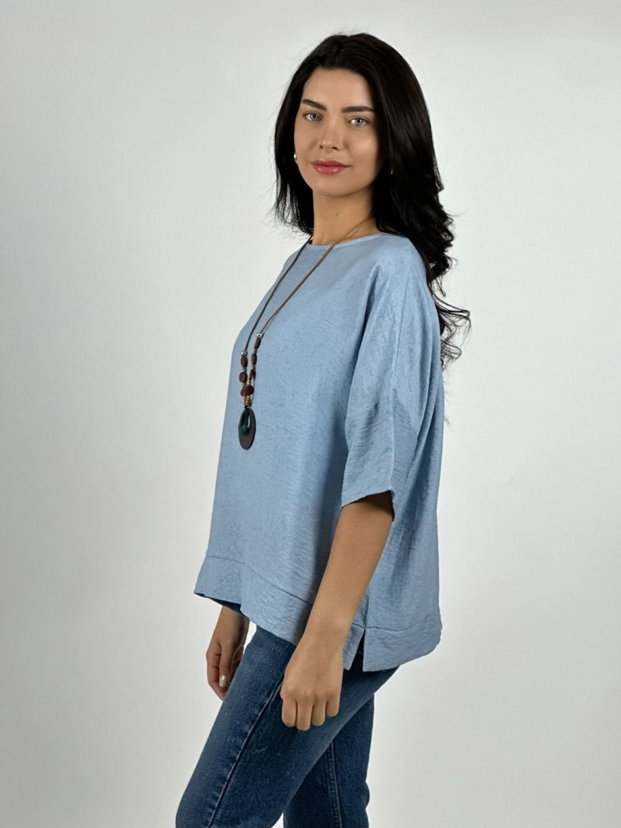 Polera Diseño Italiano con Collar A2-597