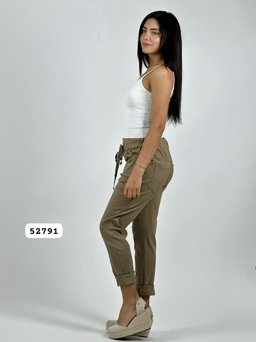 Jogger Elasticado Flores Brillantes A4-9210