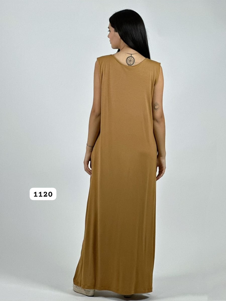 MaxiVestido Sublimado Rostro Colorido A3-82B4