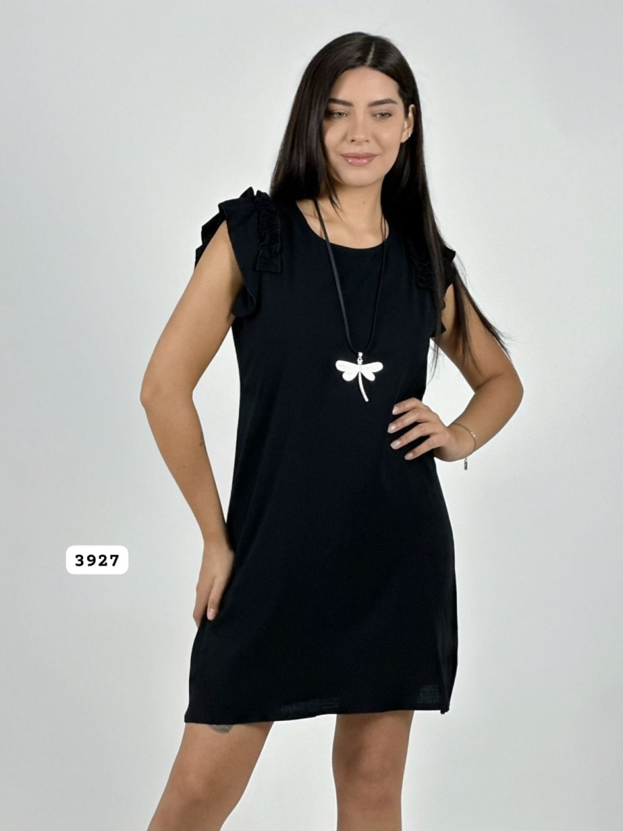 Mini Vestido Lino Faroleo A3-828