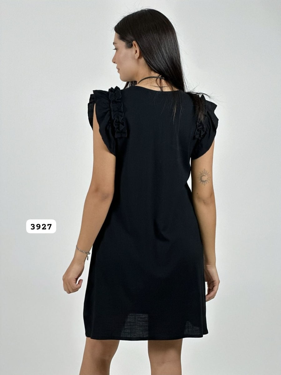 Mini Vestido Lino Faroleo A3-8210