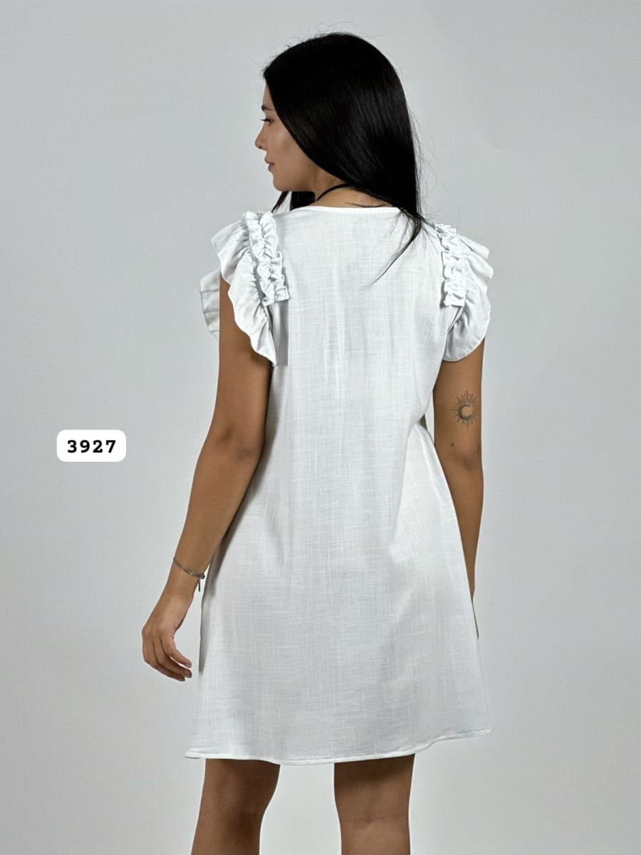 Mini Vestido Lino Faroleo A3-824